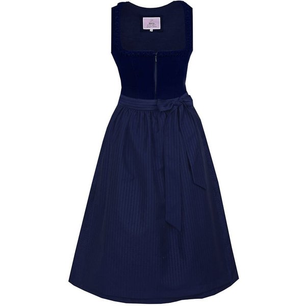 MarJo Dirndl Dirndl Emmering 75cm Länge marine