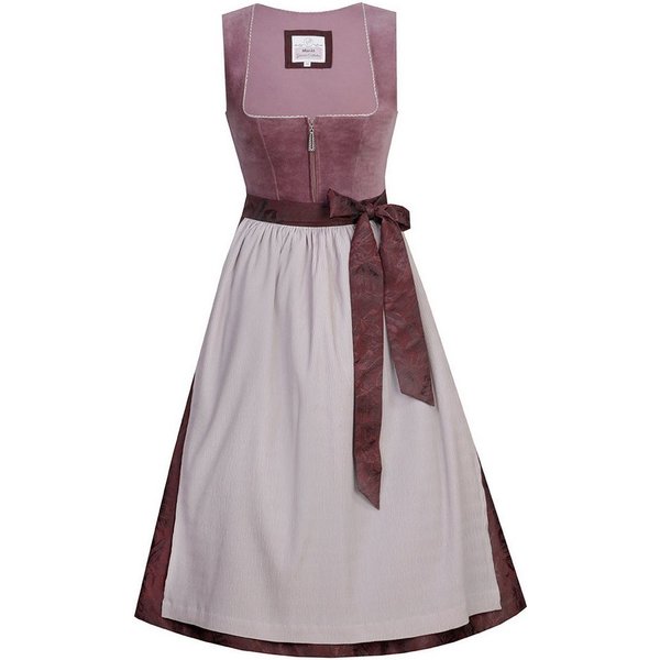 MarJo Dirndl Dirndl Irsee 75cm Länge traube/mauve