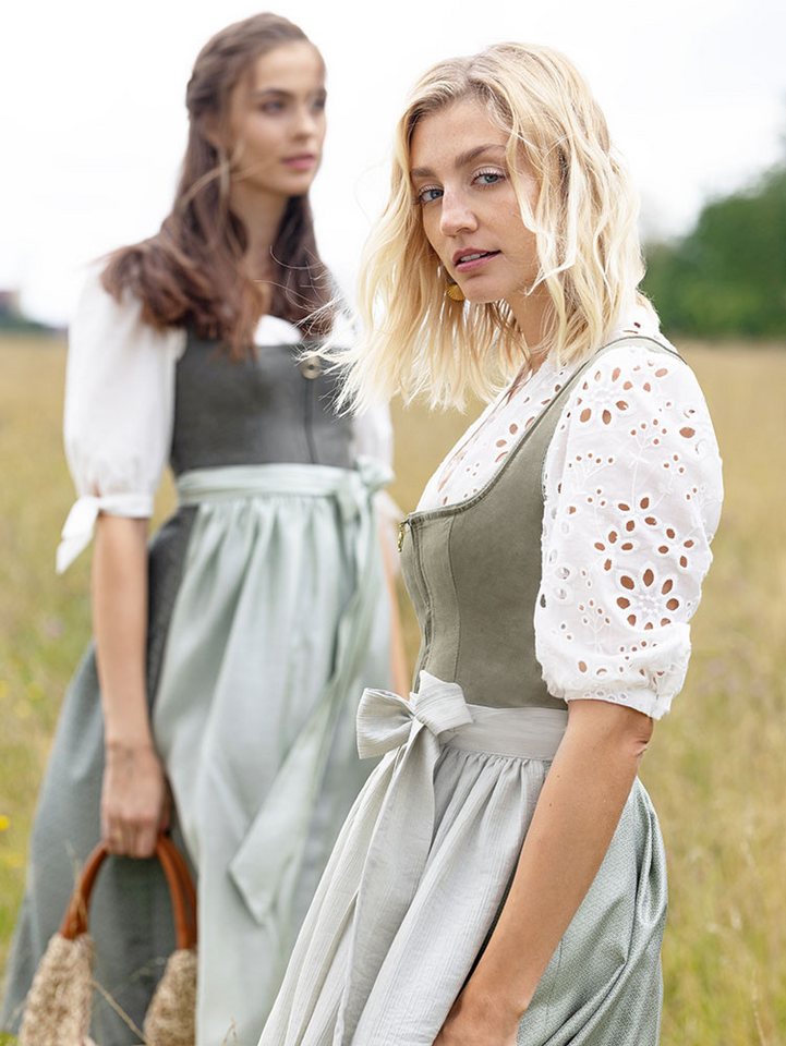 MarJo Dirndl Dirndl Langenstein 75cm Länge artischocke – Bild 3 von 3