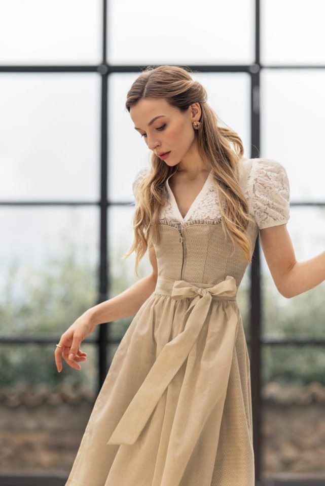 MarJo Dirndl Dirndl Mettenheim Länge 58cm sand – Bild 2 von 2