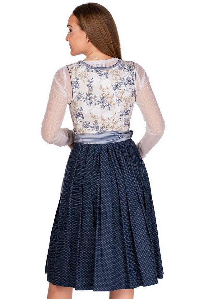 MarJo Dirndl Midi Dirndl 2tlg. - BEA - vanilla/navy/light denim – Bild 5 von 5