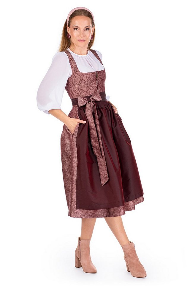 MarJo Dirndl Midi Dirndl 2tlg. - BIEBELRIED - bordeaux – Bild 5 von 5