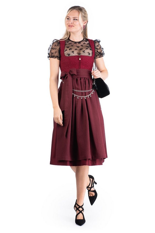 MarJo Dirndl Midi Dirndl 2tlg. - ERNSTHOFEN - wine – Bild 5 von 5