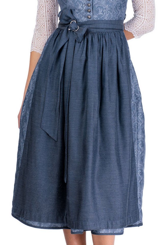 MarJo Dirndl Midi Dirndl 2tlg. - JOSEPHINE - blaugrau – Bild 4 von 5
