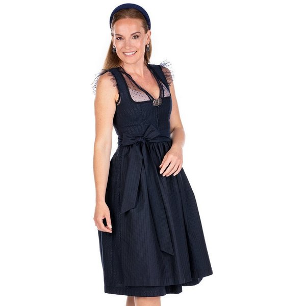 MarJo Dirndl Midi Dirndl 2tlg. - KÖFERING - nachtblau