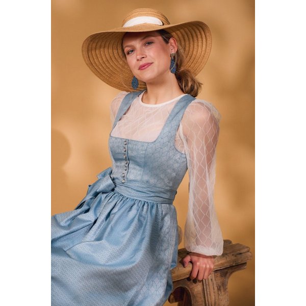 MarJo Dirndl Midi Dirndl 2tlg. - LANGDORF - light denim