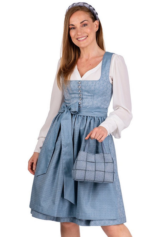 MarJo Dirndl Midi Dirndl 2tlg. - LANGDORF - light denim – Bild 4 von 5