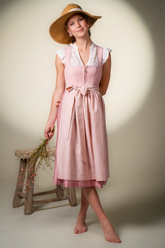 MarJo Dirndl Midi Dirndl 2tlg. - LOHBERG - flamingo – Bild 2 von 5