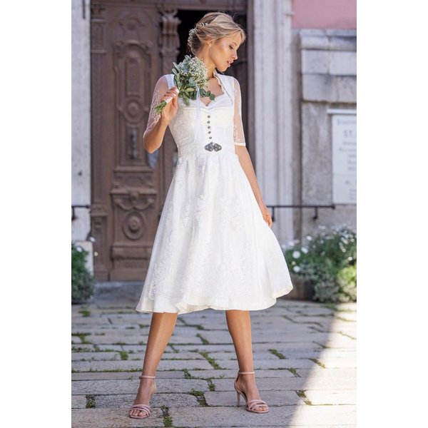 MarJo Dirndl Midi Dirndl 2tlg. - MARIANNA - offweiß