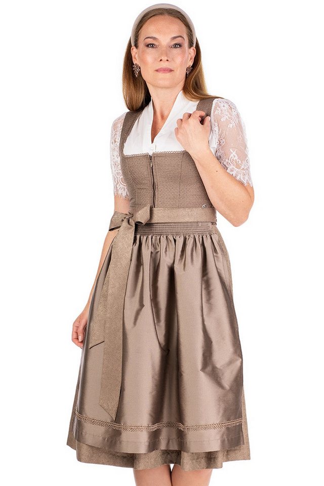 MarJo Dirndl Midi Dirndl 2tlg. - MAUTH - haselnuss – Bild 2 von 5
