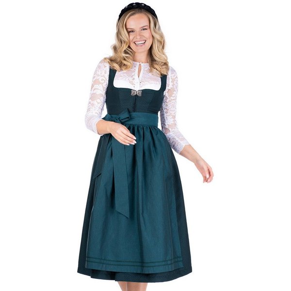 MarJo Dirndl Midi Dirndl 2tlg. - NEUSTIFT - opalgrün