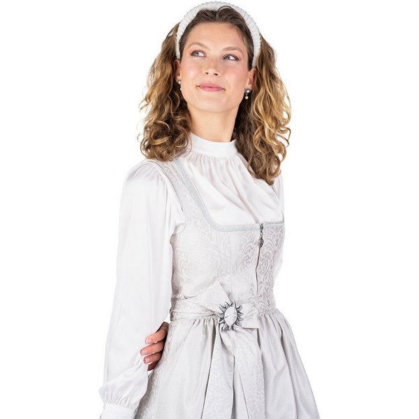 MarJo Dirndl Midi Dirndl 2tlg. - PEGNITZ - pastellgrau