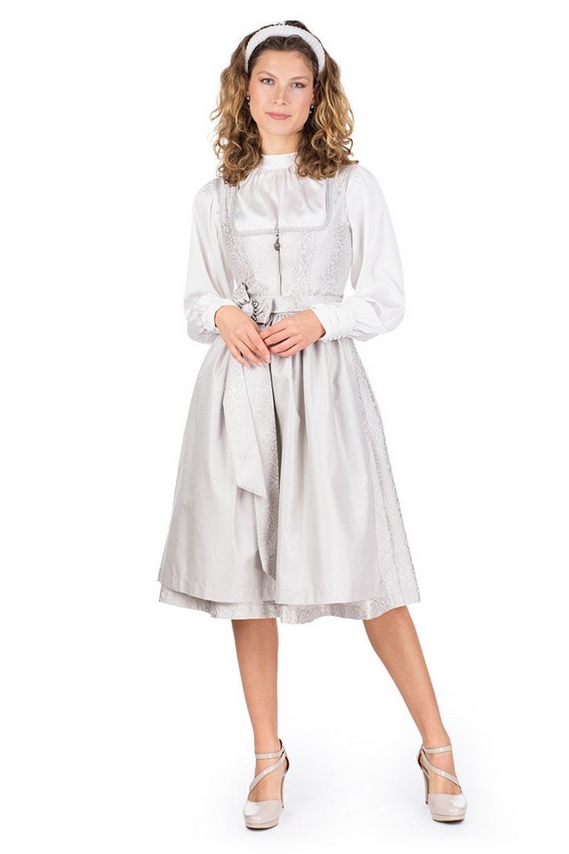 MarJo Dirndl Midi Dirndl 2tlg. - PEGNITZ - pastellgrau – Bild 5 von 5