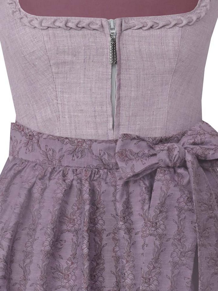 MarJo Dirndl Dirndl Penzing 75cm Länge mauve – Bild 2 von 3