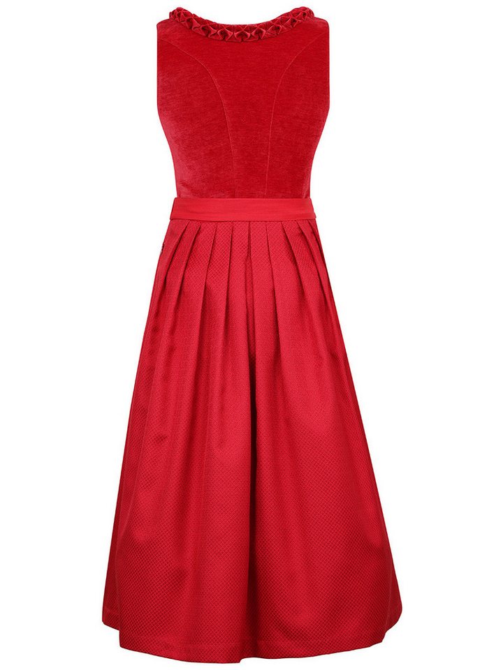 MarJo Dirndl Dirndl Polling 70cm Länge feuerrot – Bild 2 von 2