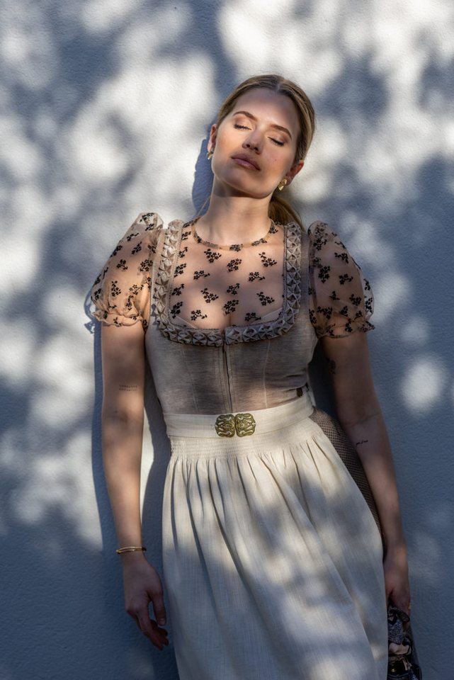MarJo Dirndl Dirndl Polling 75cm Länge sand – Bild 2 von 3