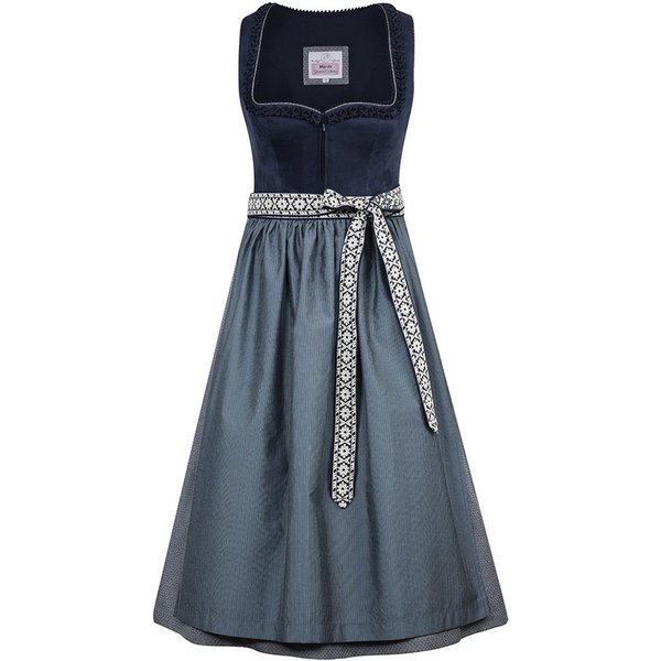 MarJo Dirndl Dirndl Reichenfels 70cm Länge midnight/denim