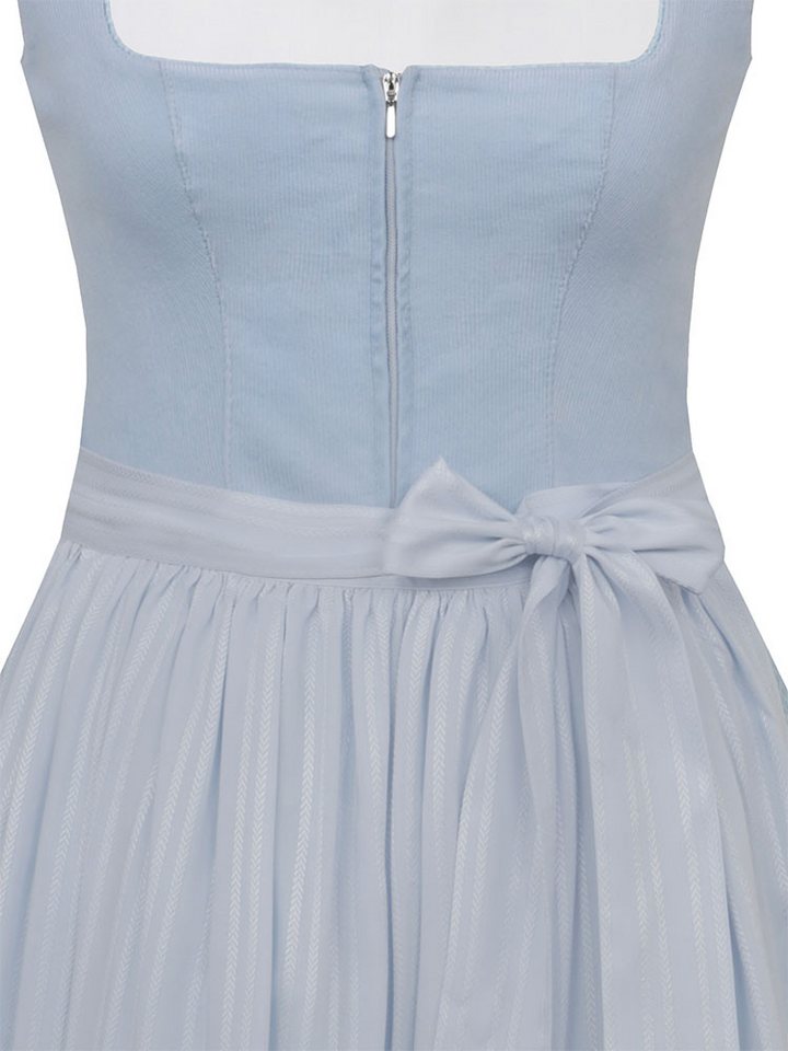 MarJo Dirndl Dirndl Rimsting 70cm Länge babyblau – Bild 2 von 3