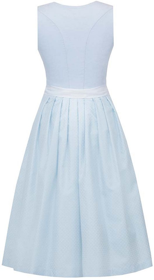 MarJo Dirndl Dirndl Rimsting 70cm Länge babyblau – Bild 3 von 3