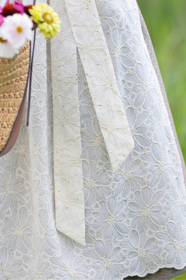 MarJo Dirndl Samt Dirndl 2tlg. - EIDENBERG - teak/seidenweiß – Bild 3 von 5