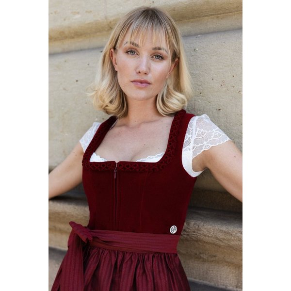 MarJo Dirndl Samt Dirndl 2tlg. - EMMERING - kirsche