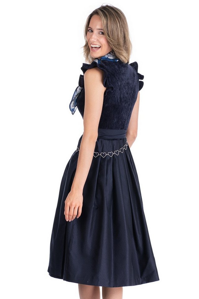 MarJo Dirndl Samt Dirndl 2tlg. - HOCHWINKEL - midnight – Bild 5 von 5
