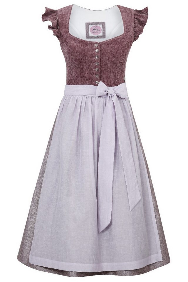 MarJo Dirndl Samt Dirndl 2tlg. - HOCHWINKEL - pflaume – Bild 4 von 5