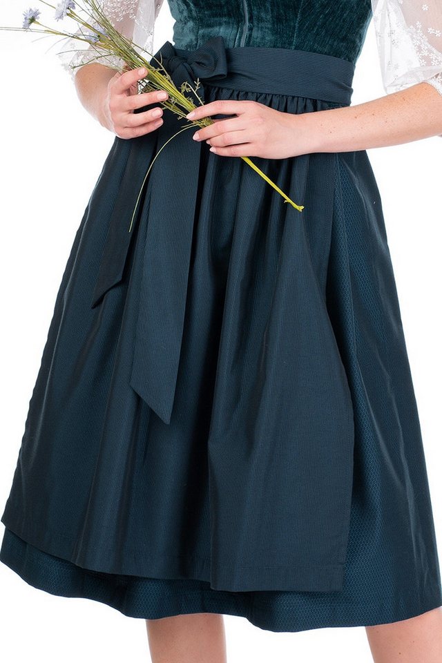 MarJo Dirndl Samt Dirndl 2tlg. - KIRCHHAM - petrol – Bild 3 von 5