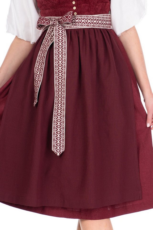 MarJo Dirndl Samt Dirndl 2tlg. - LEOPOLDSDORF - granatapfel – Bild 4 von 5