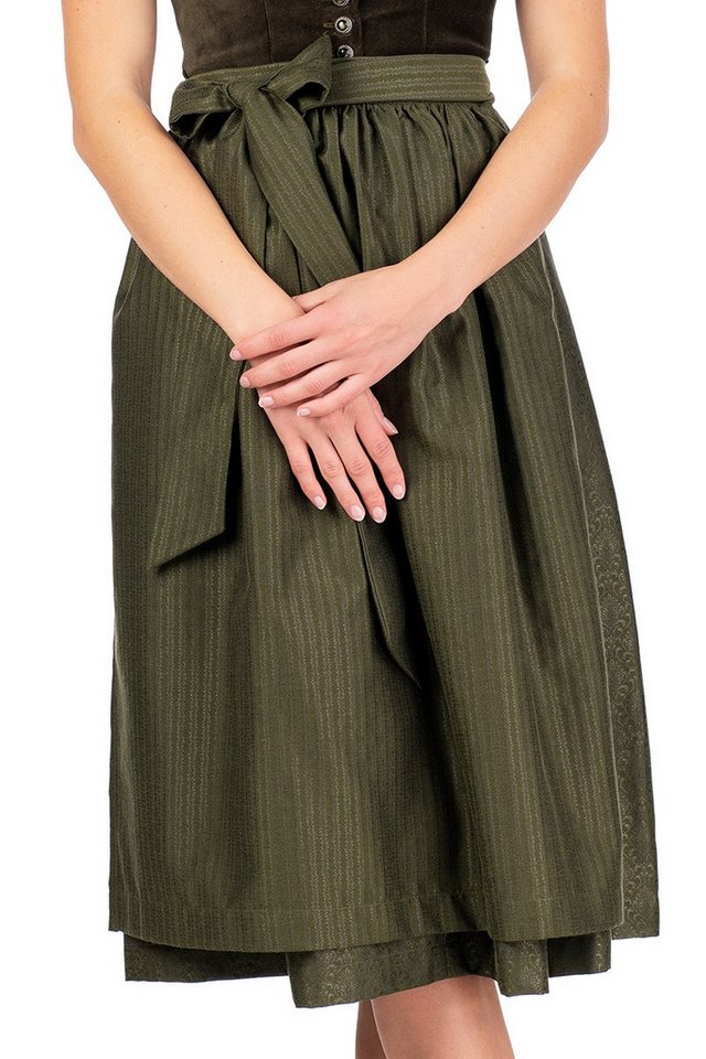 MarJo Dirndl Samt Dirndl 2tlg. - NUSSDORF - olive – Bild 4 von 5