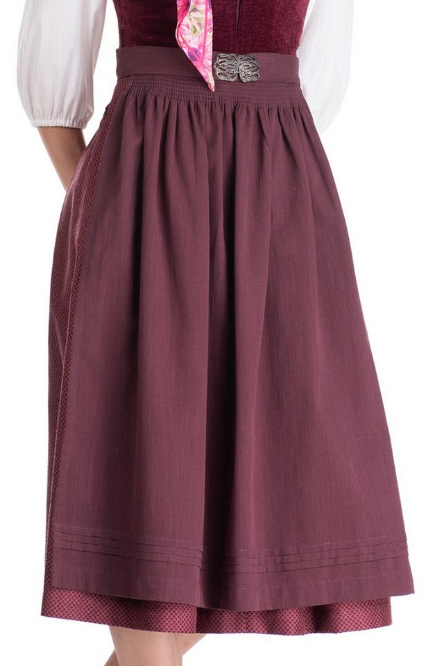 MarJo Dirndl Samt Dirndl 2tlg. - POLLING - wine – Bild 3 von 5