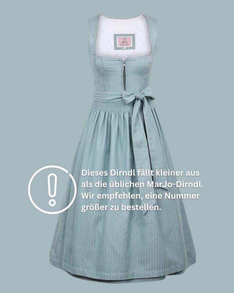 MarJo Dirndl Dirndl Thalberg 70cm Länge gischt – Bild 2 von 3