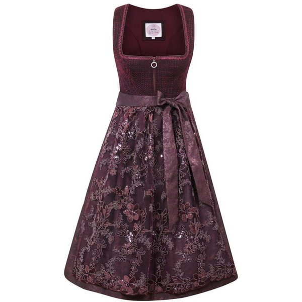 MarJo Dirndl Dirndl Wilhering 65cm Länge traube
