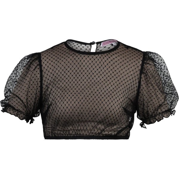 MarJo Dirndlbluse Dirndlbluse Altmünster schwarz