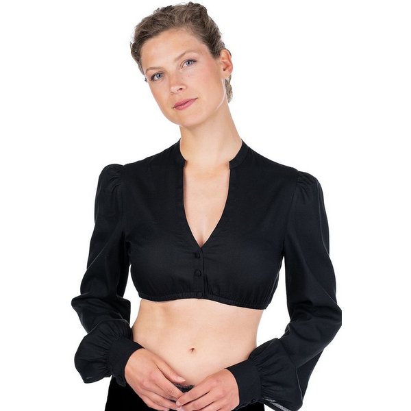 MarJo Dirndlbluse Dirndlbluse - BAUDENBACH - schwarz, weiß