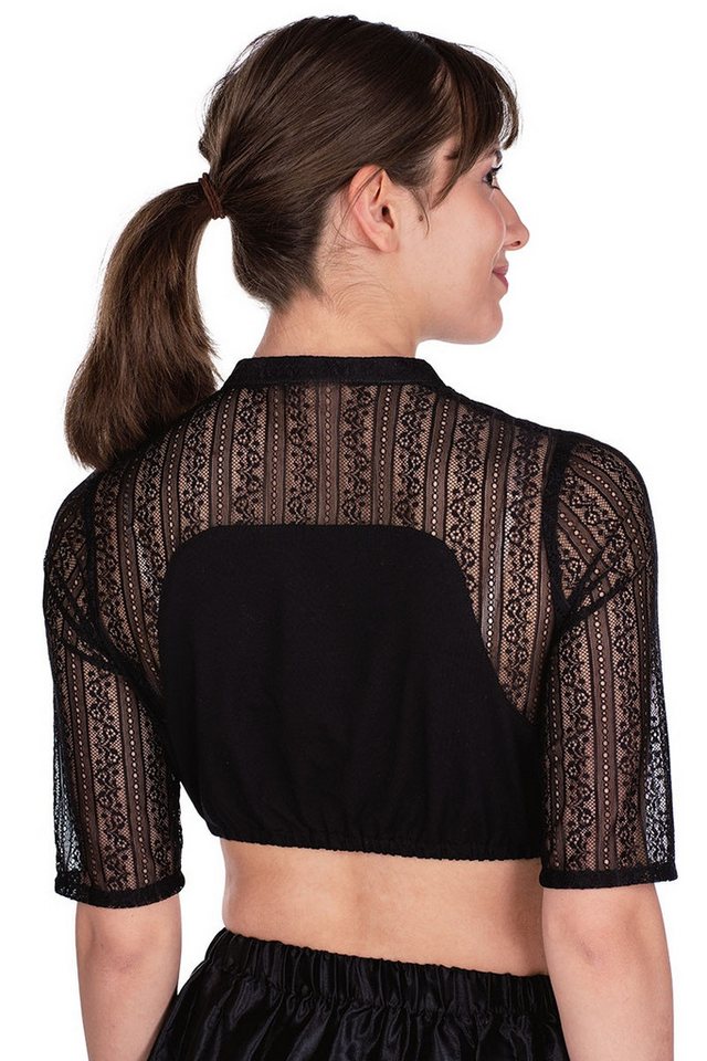 MarJo Dirndlbluse Dirndlbluse - ILSE-LINDA - schwarz, weiß – Bild 2 von 2
