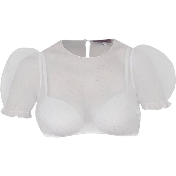 MarJo Dirndlbluse Dirndlbluse Kochel Kurzarm Puffarm ecru