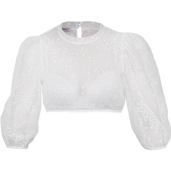 MarJo Dirndlbluse Dirndlbluse Krailing ecru