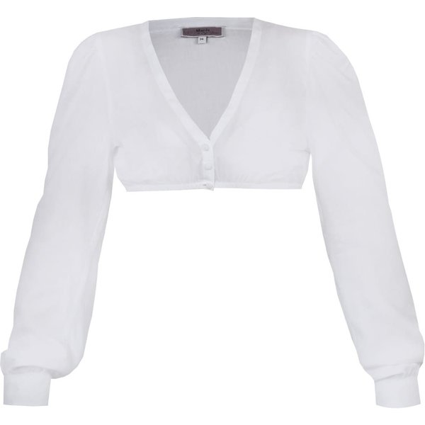 MarJo Dirndlbluse Dirndlbluse Thurnau weiß