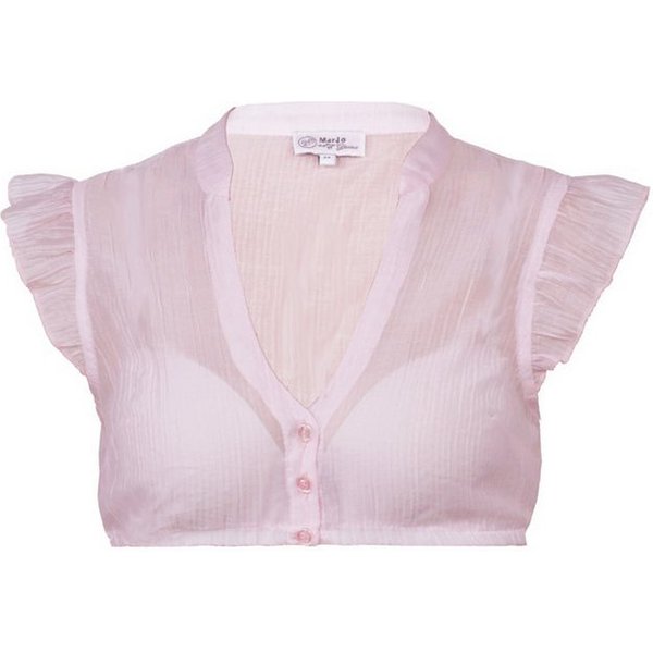 MarJo Dirndlbluse Dirndlbluse - WALDBRUNN - puderrosa