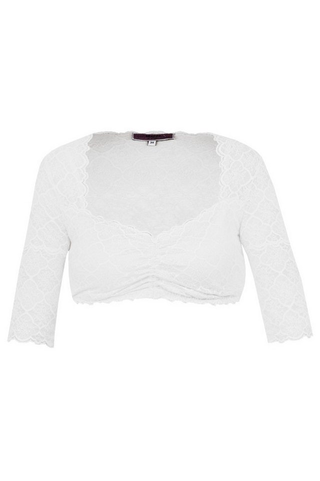 MarJo Dirndlbluse Dirndlbluse - WOLLBACH - schwarz, weiß – Bild 3 von 3