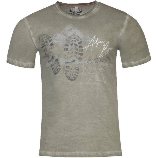 MarJo Trachtenshirt Trachtenshirt Herren - ONUR - petrol, torf