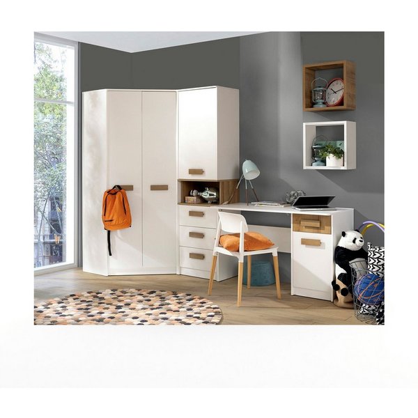 Marmex Möbel Jugendzimmer-Set Grant Set G16, (5-tlg), Soft-Close-Funktion