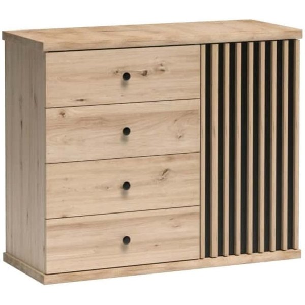 Marmex Möbel Kommode CALI 05 Sideboard mit Schubladen und Schranktüre