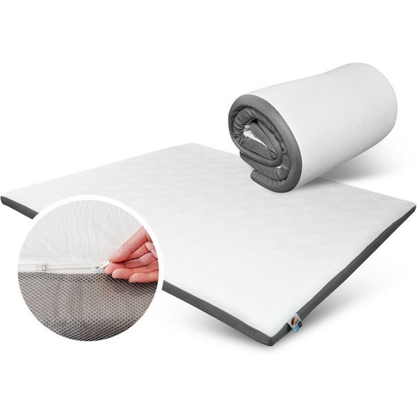 MARQA HOME, Topper Matratzentopper Komfortschicht, Reißverschlüsse, Waschbaren Bezug, Dualsense, (Packung-Set, 1 Tlg), Für alle Betten (Boxspringbett) und Matra