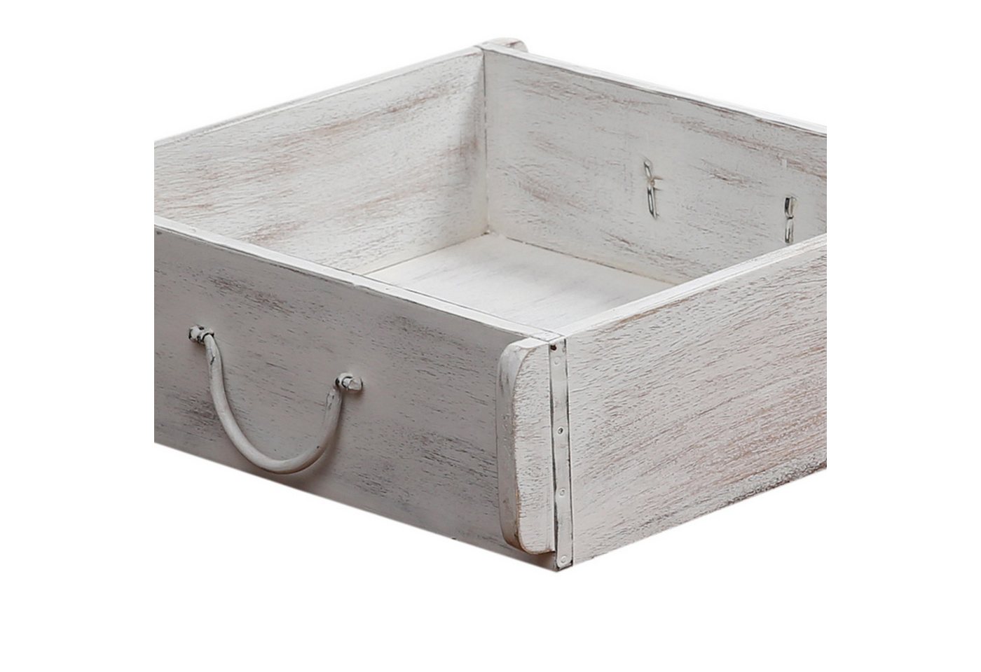 Marrakesch Orient & Mediterran Interior Dekotablett Tablett Aligar aus Holz gefertigt für Speisen und Getränke, Weiß 31 cm (1 St), Dekotablett – Bild 5 von 5
