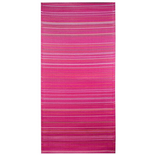 Marrakesch Orient & Mediterran Interior Outdoorteppich Outdoor-Läufer Jakinta aus Polypropylen, wetterfest, in Pink 180 cm, Höhe: 10 mm