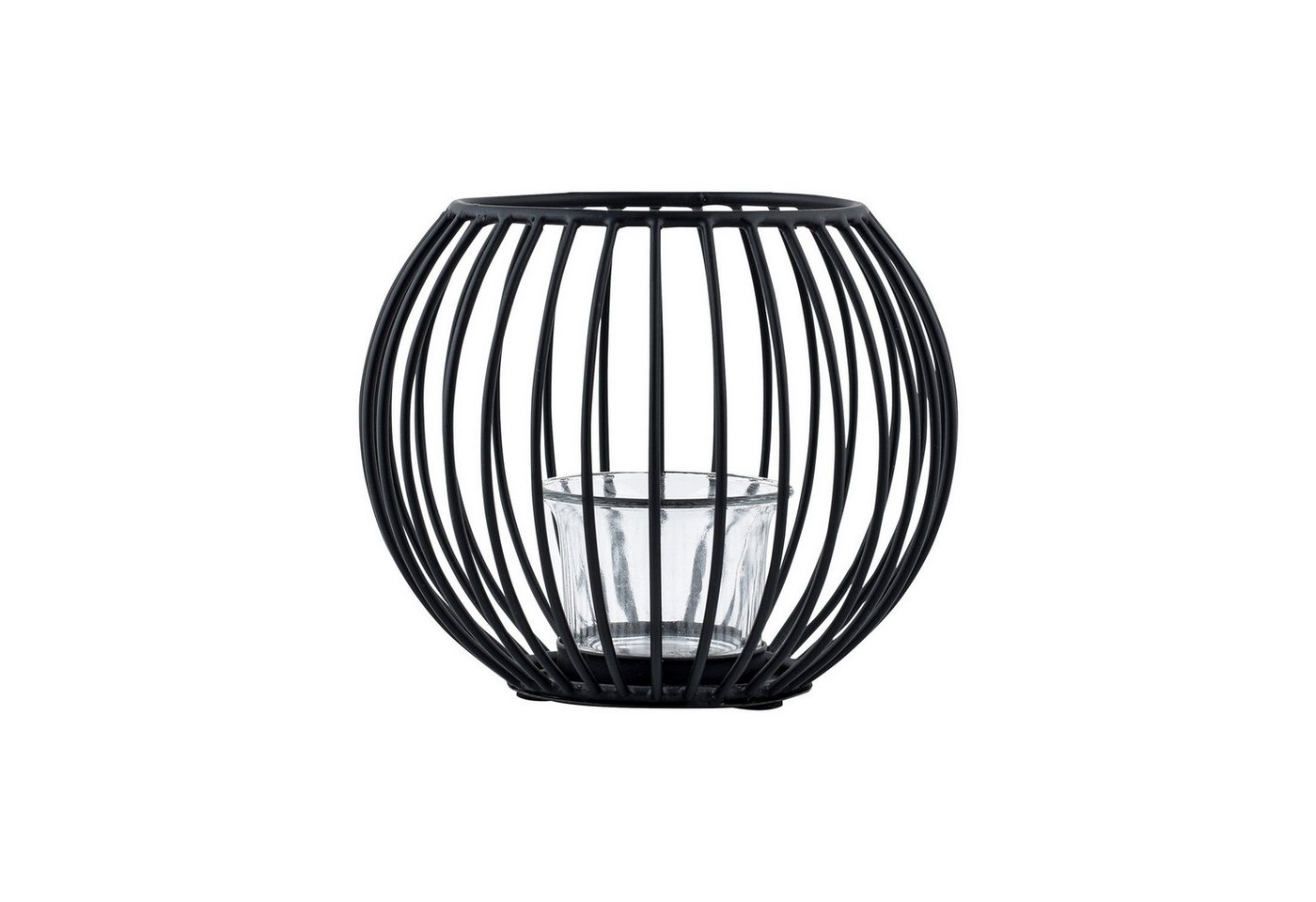 Marrakesch Orient & Mediterran Interior Teelichthalter Portavelas Spectro de diseño escandinavo, de metal, color negro, 15 cm (1 St), Handarbeit – Bild 5 von 5