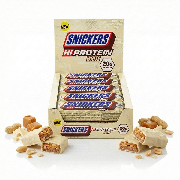 Mars Mars Snickers Hi-Protein White Bar Riegel, 12 er 684 g
