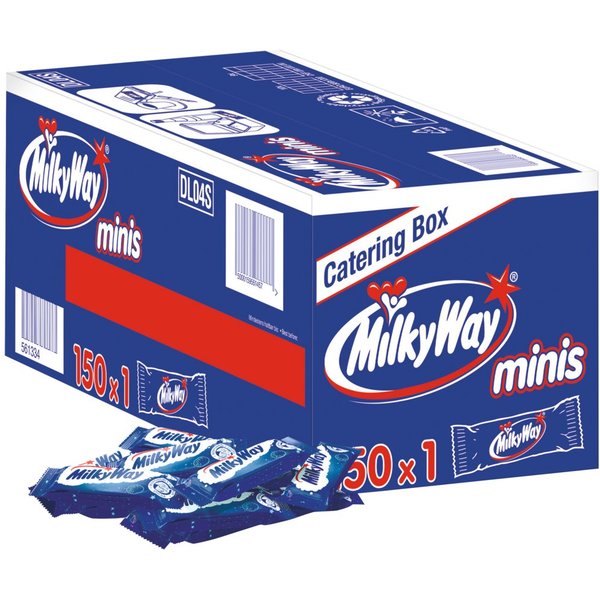 Mars Süßigkeit MILKY WAY Minis 150x15,5g Catering